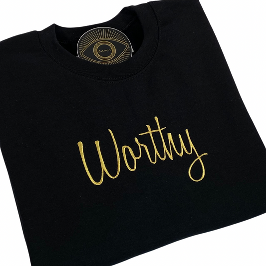 ' WORTHY ' Crewneck Sweater