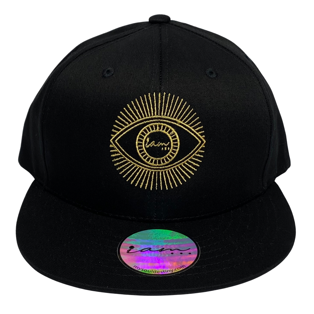 ' EYE am CLASSiC ' Flat Brim Hat